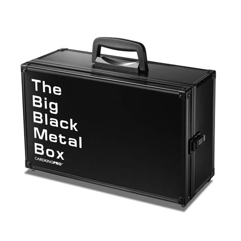 the big black metal box|Trading Card Product Reviews: The Big Black Metal Box.